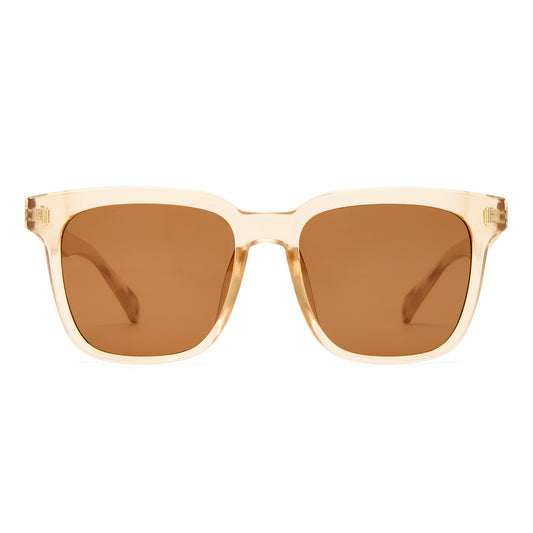 Lunar Sand Uni-Sex Rectangle Sunglasses | Aire