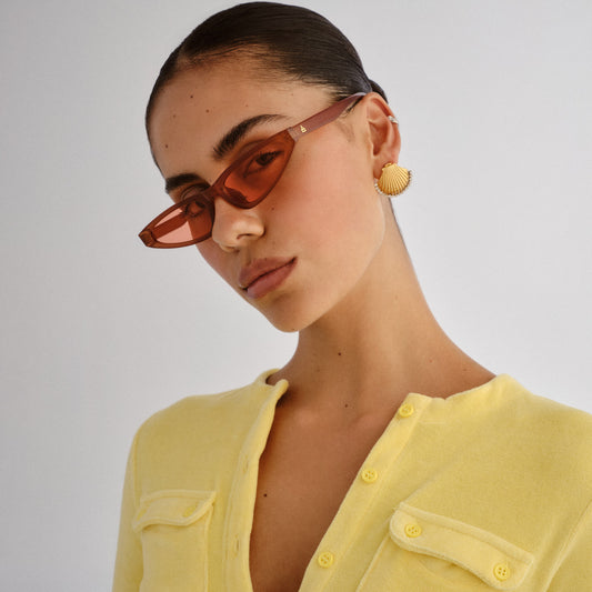 Horizon Cinnamon Female Cat-Eye Sunglasses | Aire