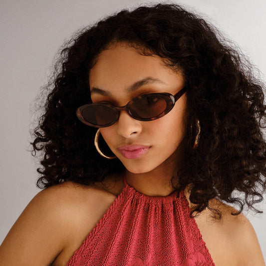 Fornax Dark Tort Uni-Sex Oval Sunglasses | Aire