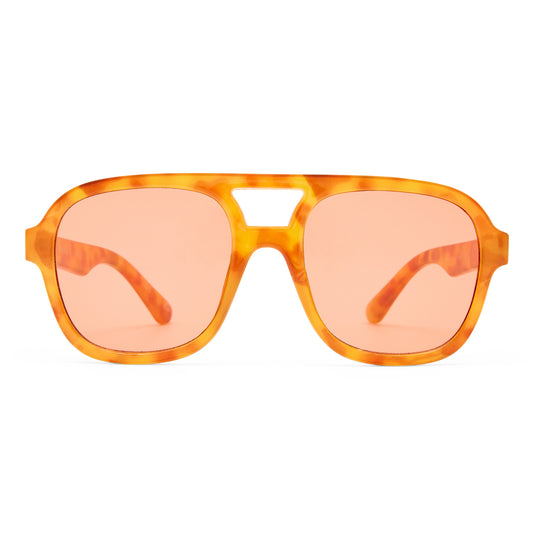 Whirlpool Vintage Tort Uni-Sex Aviator Sunglasses | Aire