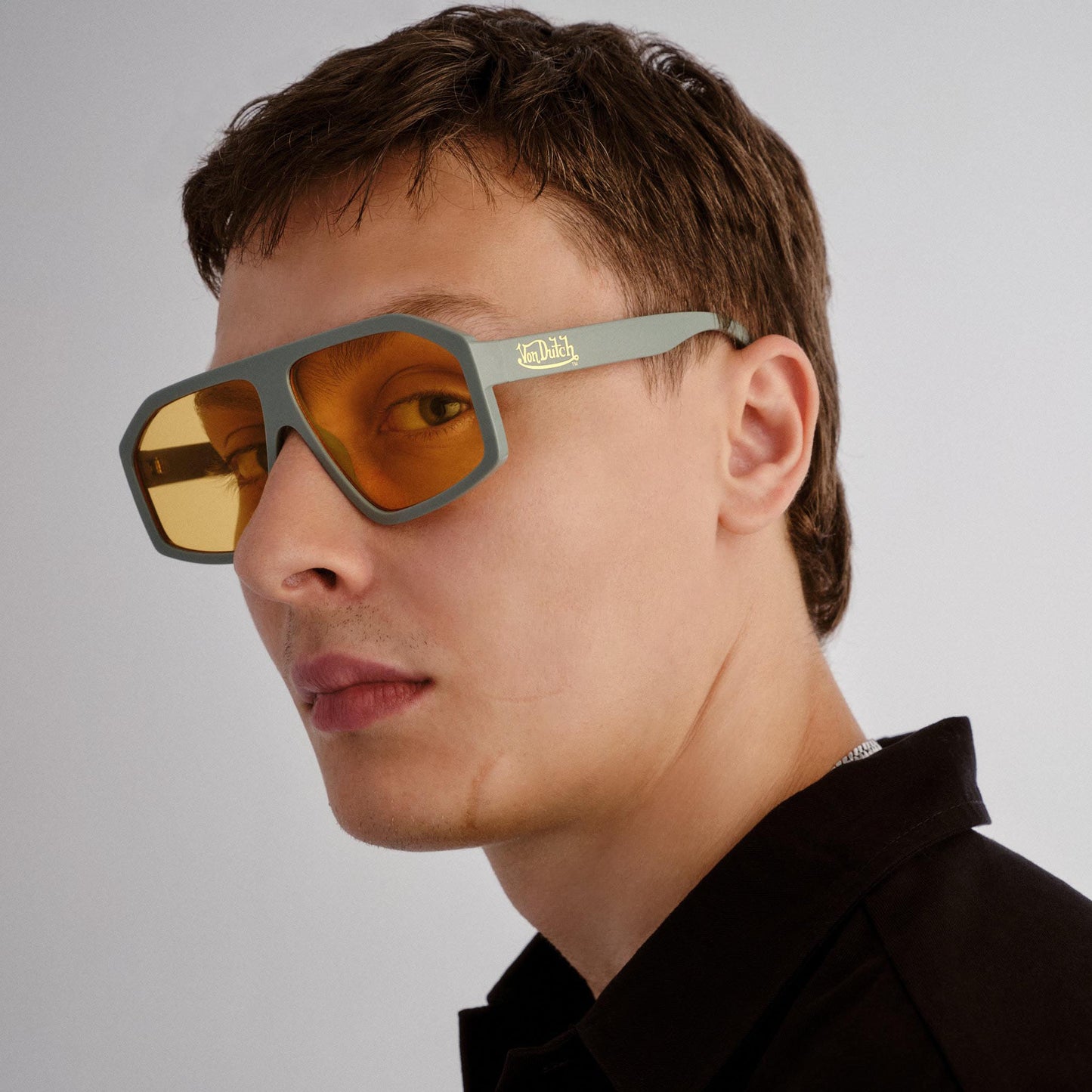 Disgraced Washed Green Uni-Sex Aviator Sunglasses | Aire