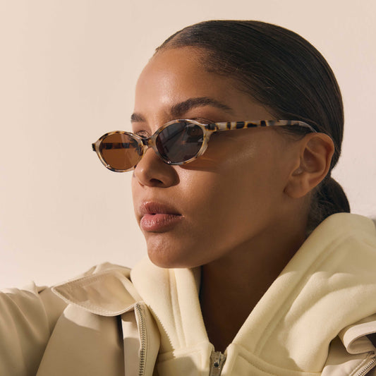 Earthshine Cookie Tort Female Oval Sunglasses | Aire