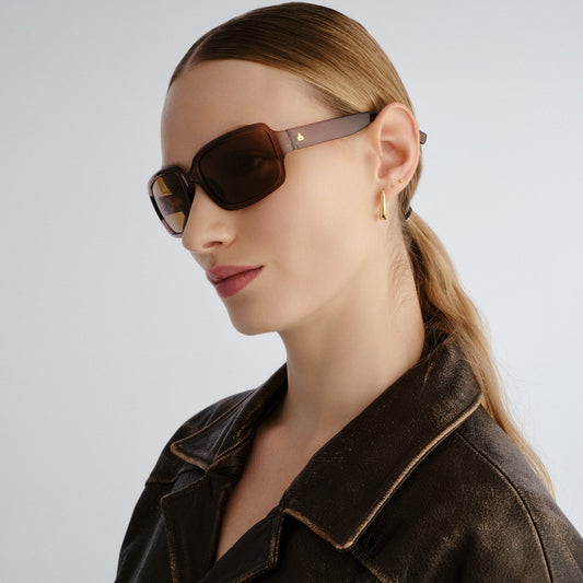 Ignite Espresso Uni-Sex Wrap Sunglasses | Aire