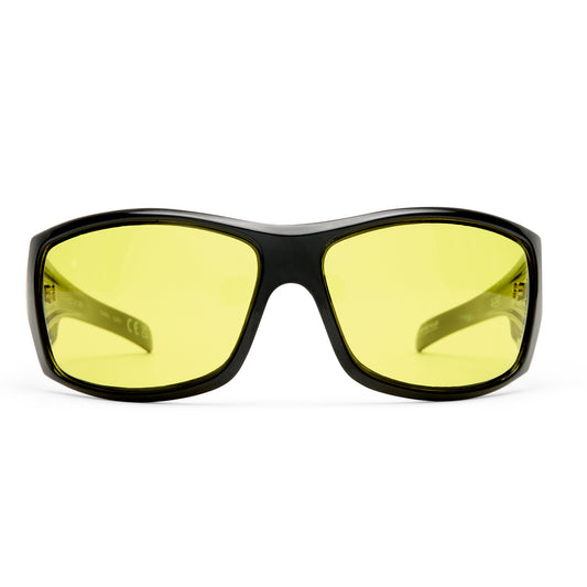 Outlawed Black Uni-Sex Wrap Sunglasses | Aire
