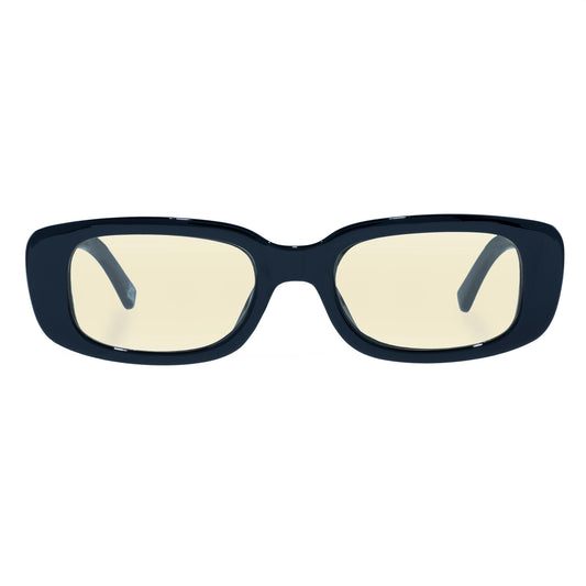 Ceres Black Uni-Sex Rectangle Sunglasses | Aire