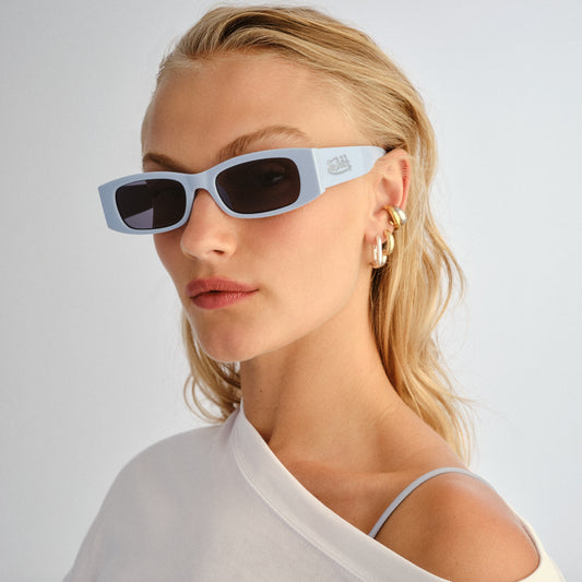 Innocence Baby Blue Uni-Sex Rectangle Sunglasses | Aire