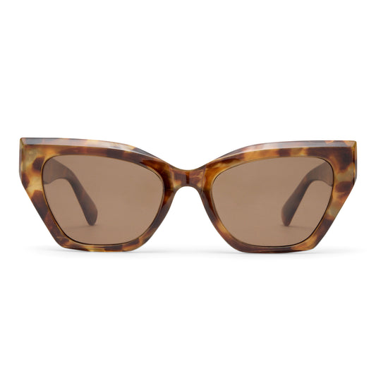 Persei Dark Tort Female Cat-Eye Sunglasses | Aire