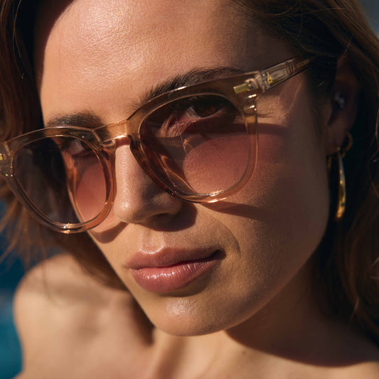 Evolution Chalk Female Round Sunglasses | Aire