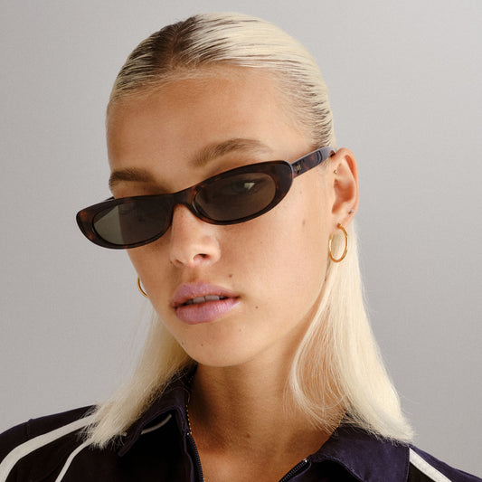 Avior Dark Tort Female Cat-Eye Sunglasses | Aire