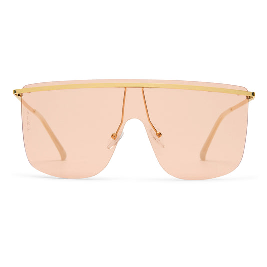Arcturus Bright Gold Female Square Sunglasses | Aire