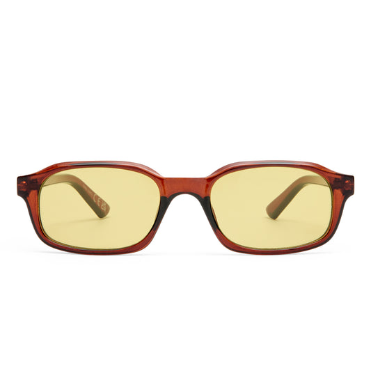 Kinetic Auburn Uni-Sex Rectangle Sunglasses | Aire