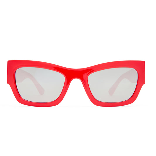 Vendetta Cherry Red Female Cat-Eye Sunglasses | Aire