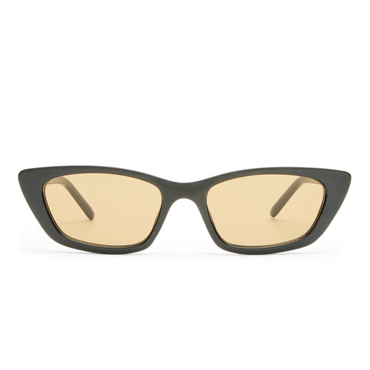 Titania Black Female Cat-Eye Sunglasses | Aire