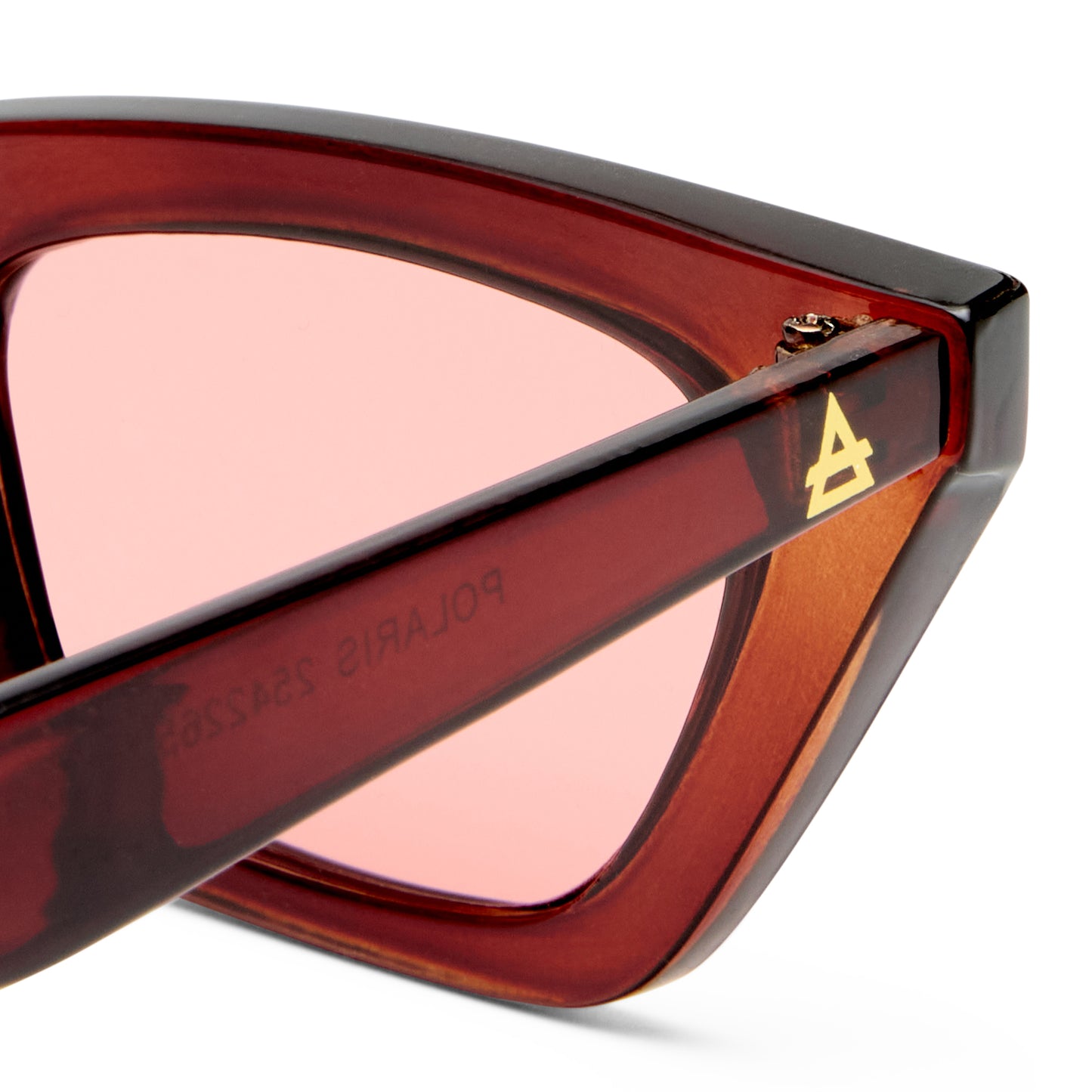 Polaris Crystal Chocolate Female Cat-Eye Sunglasses | Aire