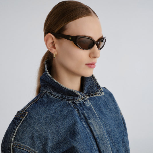 Nimbus Chocolate Uni-Sex Wrap Sunglasses | Aire