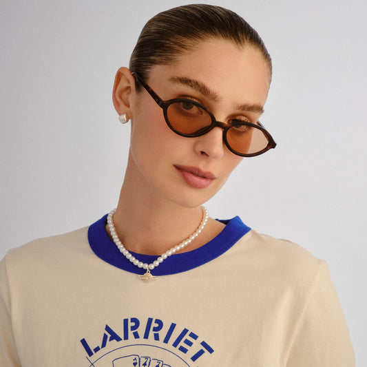 Pyxis Dark Tort Female Oval Sunglasses | Aire