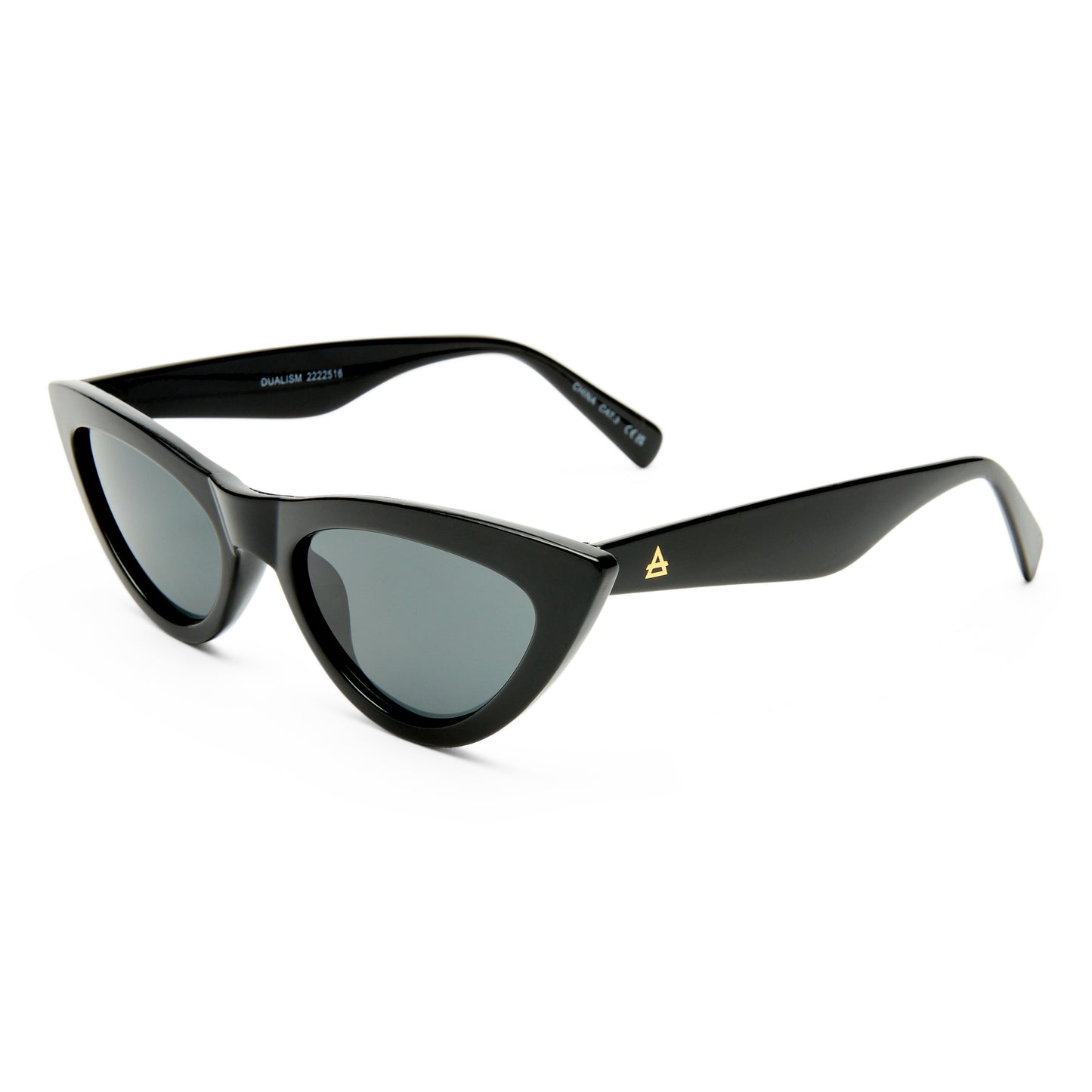 Dualism Black Female Cat-Eye Sunglasses | Aire