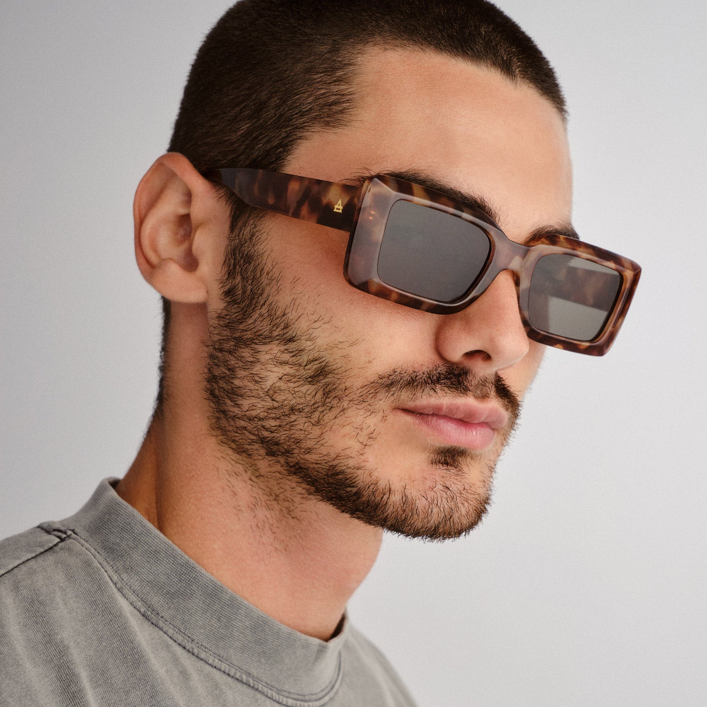 Parallax Dark Tort Uni-Sex Rectangle Sunglasses | Aire
