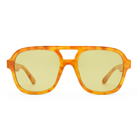 Whirlpool Vintage Tort Uni-Sex Aviator Sunglasses | Aire