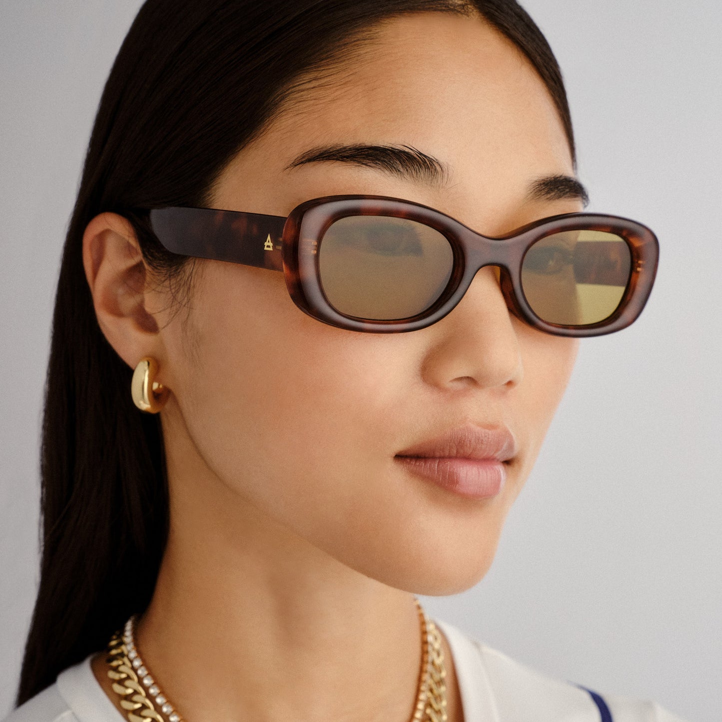 Calisto Dark Tort Uni-Sex Oval Sunglasses | Aire