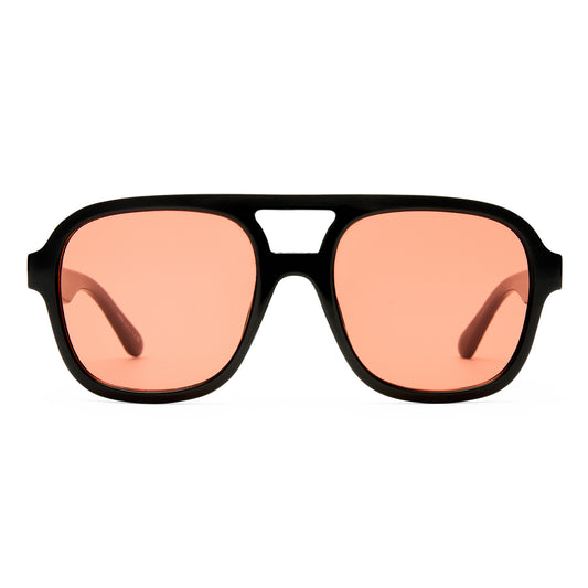 Whirlpool Black Uni-Sex Aviator Sunglasses | Aire