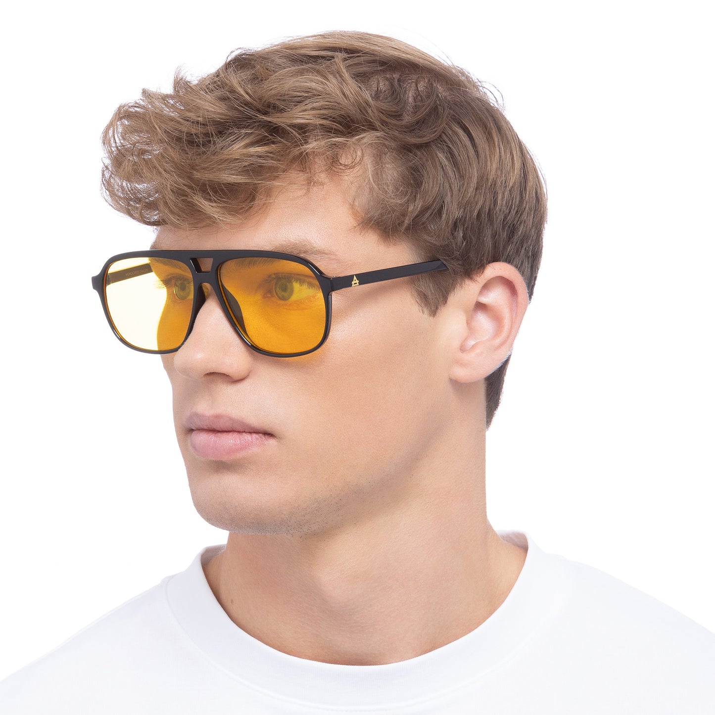 Monoceros Black Uni-Sex Aviator Sunglasses | Aire
