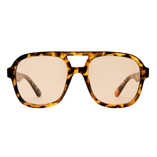 Whirlpool Chocolate Tort Female Aviator Sunglasses | Aire