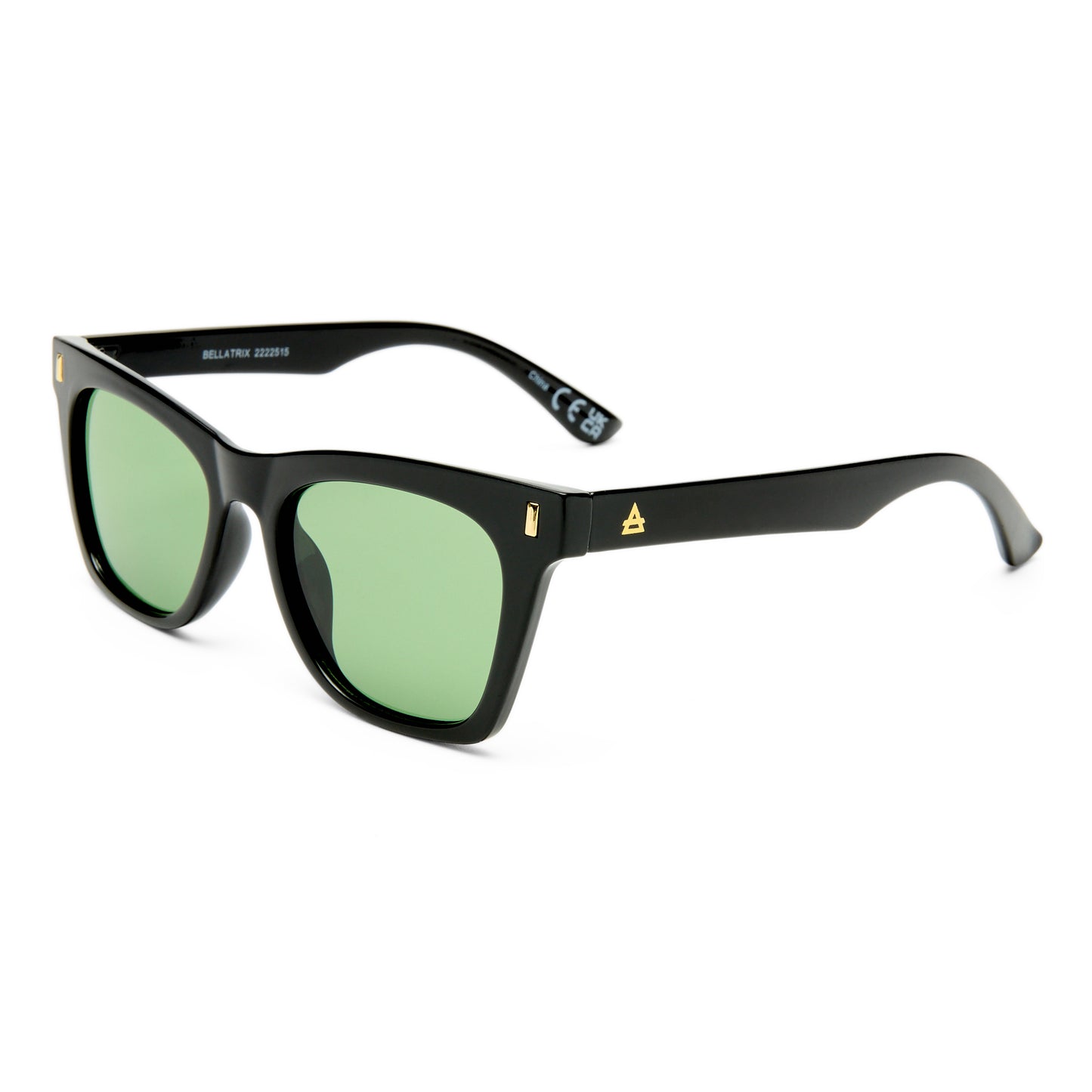Bellatrix Black Female Cat-Eye Sunglasses | Aire