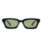 Sculptor Black Uni-Sex Rectangle Sunglasses | Aire