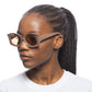 Sauron Parchment Female Oval Sunglasses | Aire