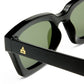 Sculptor Black Uni-Sex Rectangle Sunglasses | Aire