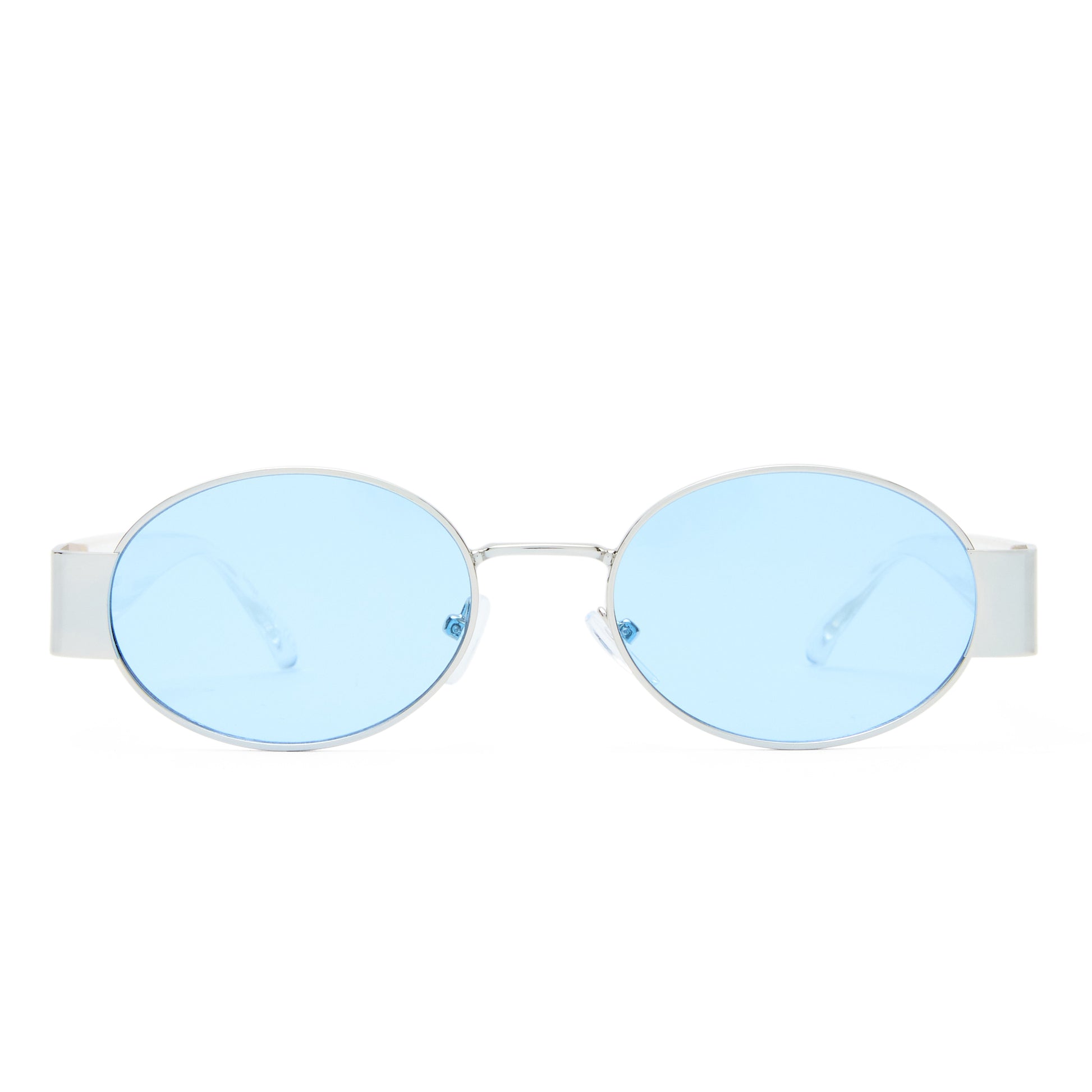 Mars Ii Silver Female Oval Sunglasses | Aire
