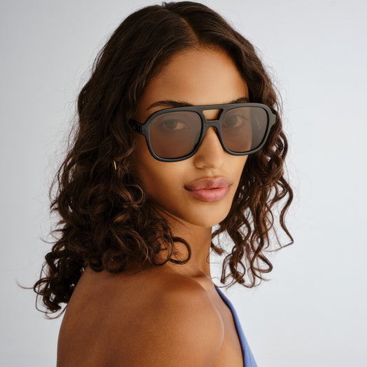 Whirlpool Black Female Aviator Sunglasses | Aire