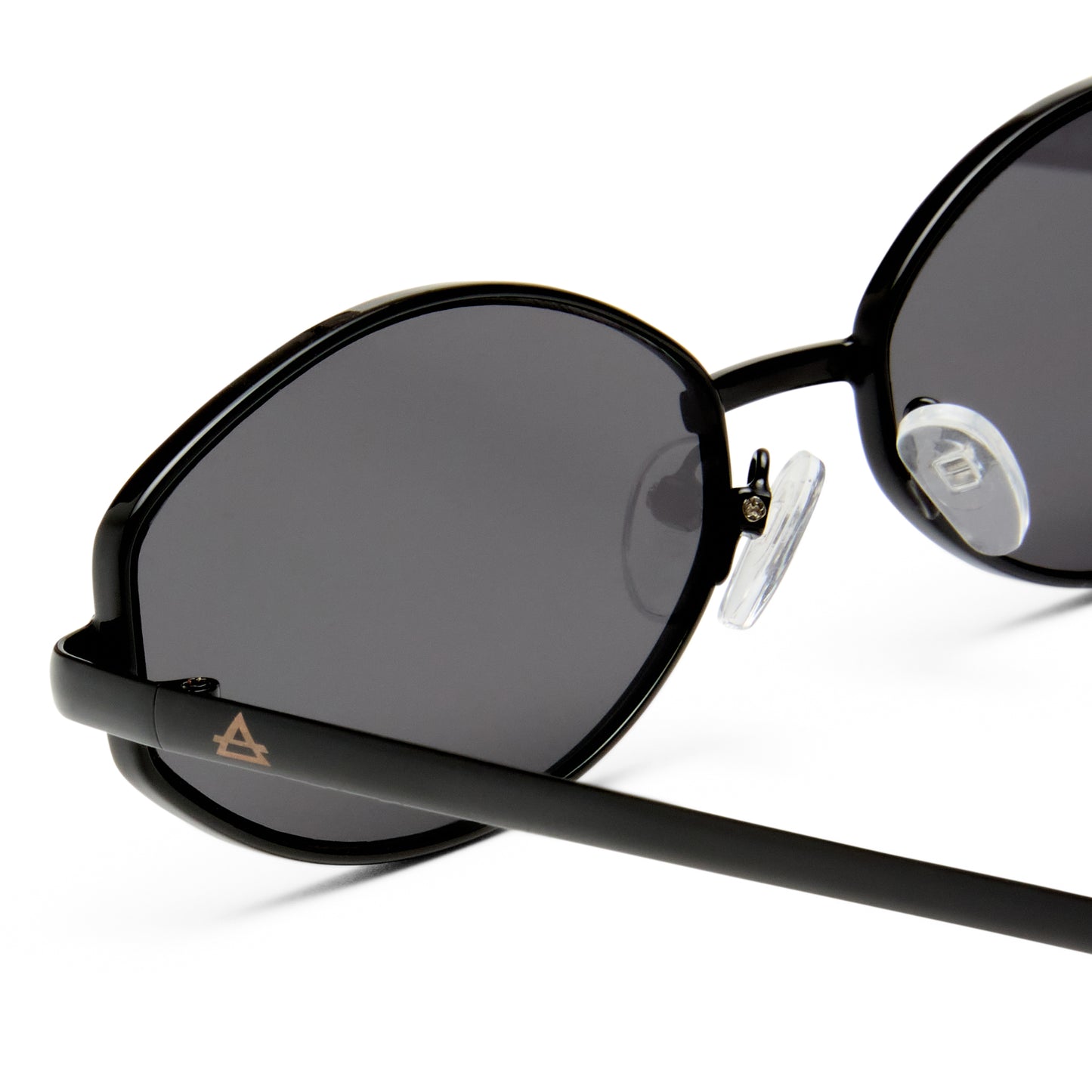 Objective Black Female Oval Sunglasses | Aire