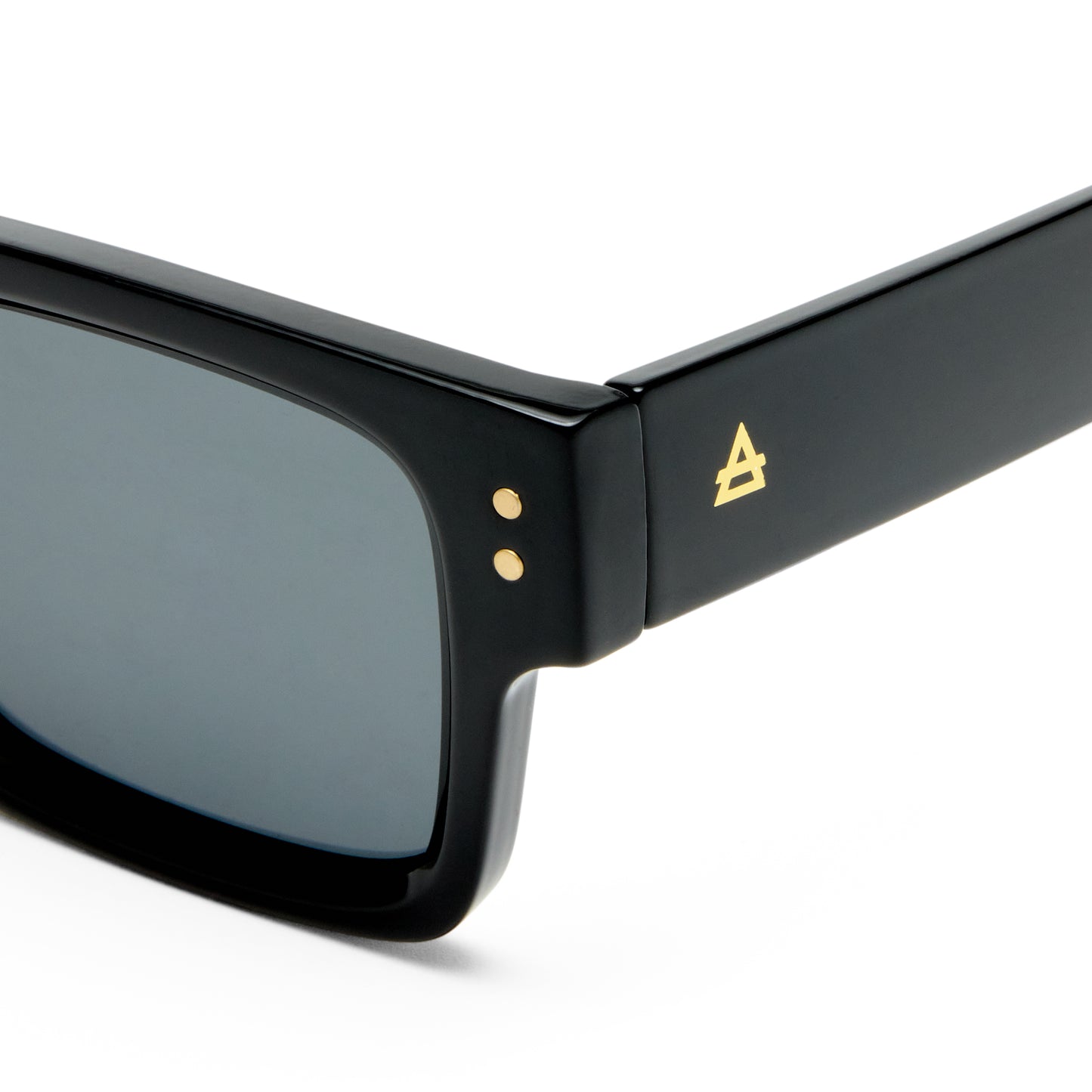 Aeron Black Uni-Sex Rectangle Sunglasses | Aire