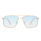 Equator Gold Tan Female Aviator Sunglasses | Aire