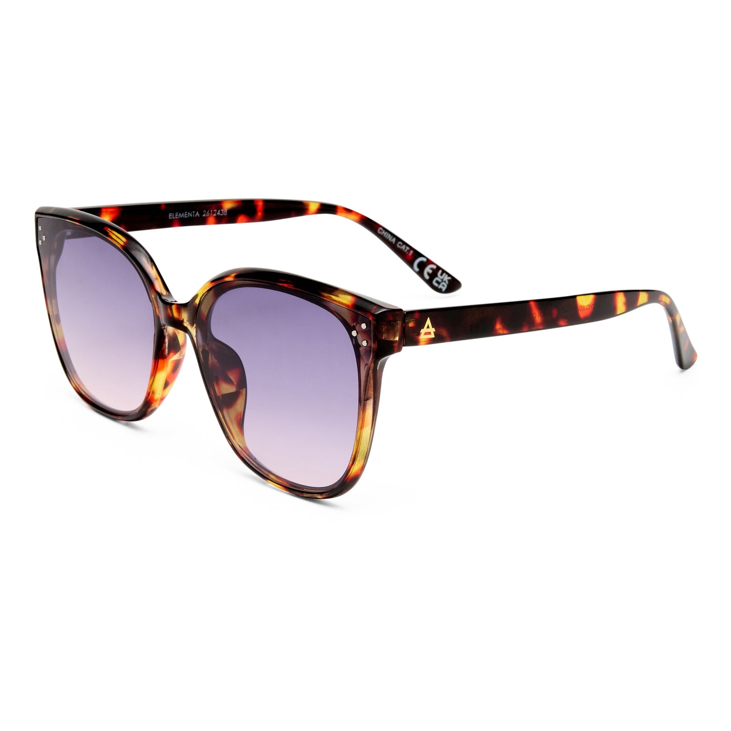 Elementa Amber Tort Female Square Sunglasses | Aire