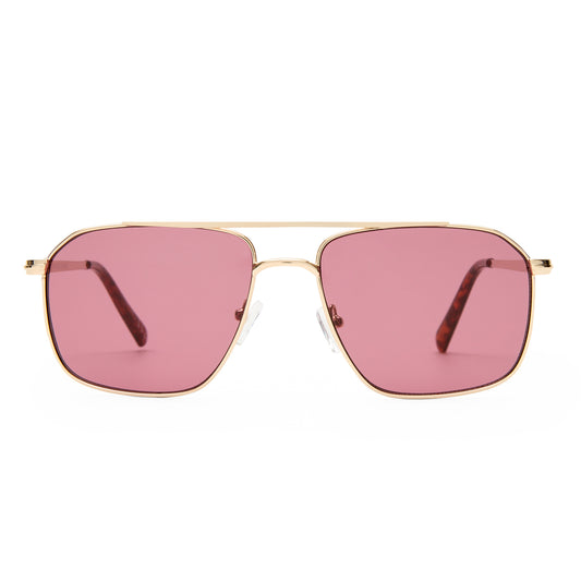 Equator Gold Tort Female Aviator Sunglasses | Aire