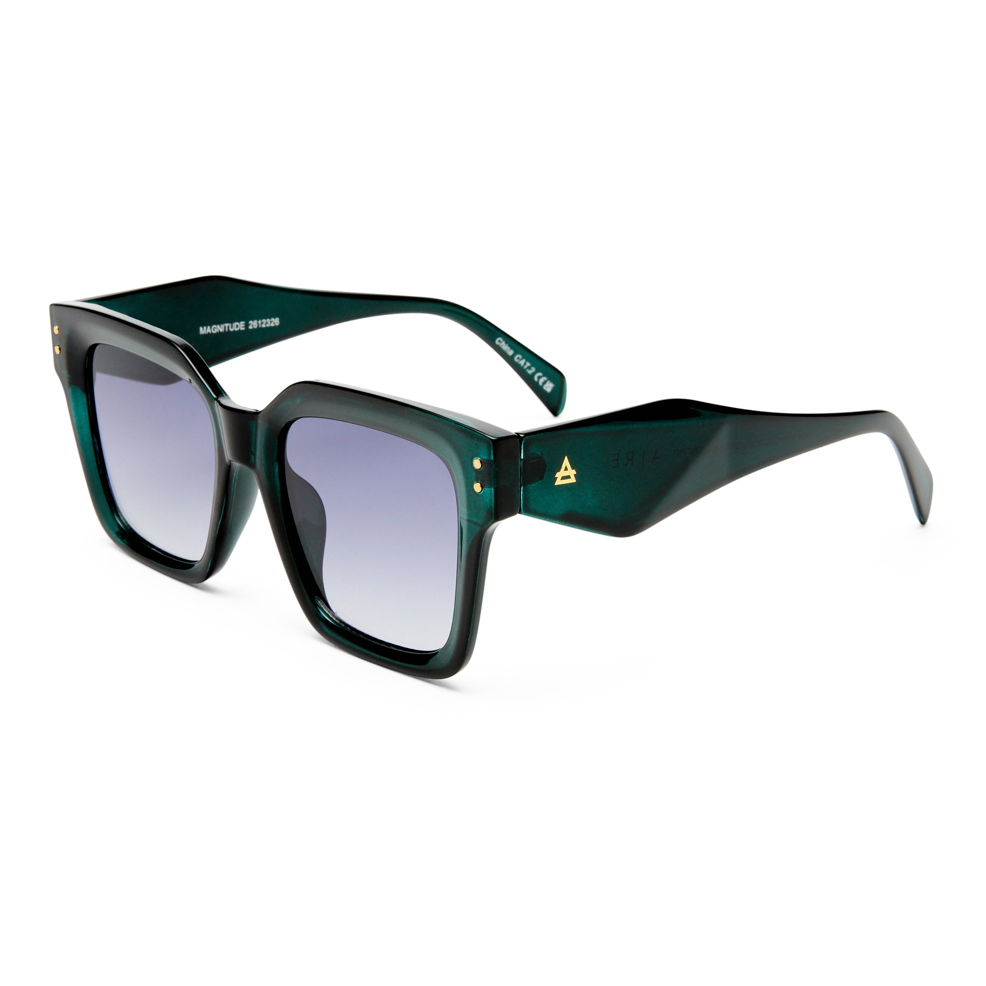 Magnitude Deep Lagoon Female Square Sunglasses | Aire