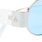 Mars Ii Silver Female Oval Sunglasses | Aire