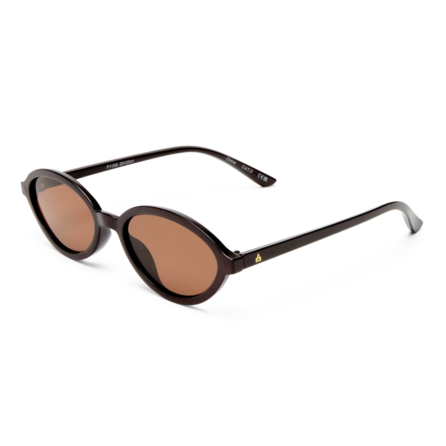 Pyxis Chocolate Female Oval Sunglasses | Aire
