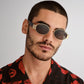 Mars Ii Gold Dark Tort Uni-Sex Oval Sunglasses | Aire