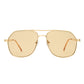 Cosmos Bright Gold Uni-Sex Aviator Sunglasses | Aire