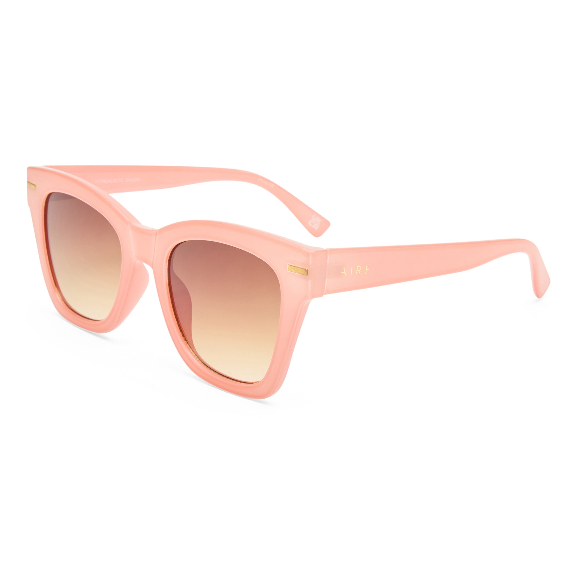 Intergalactic Coral Female Square Sunglasses | Aire