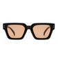 Transit Black Uni-Sex Rectangle Sunglasses | Aire