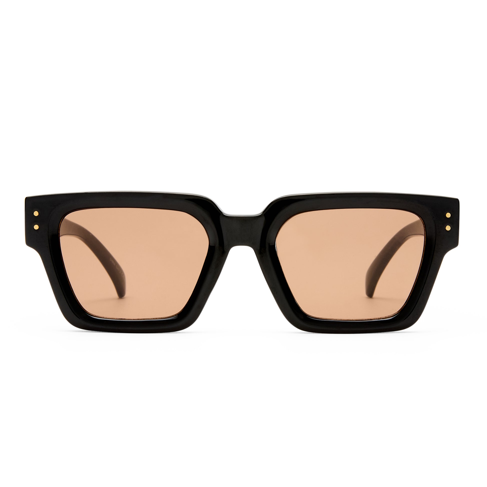 Transit Black Uni-Sex Rectangle Sunglasses | Aire