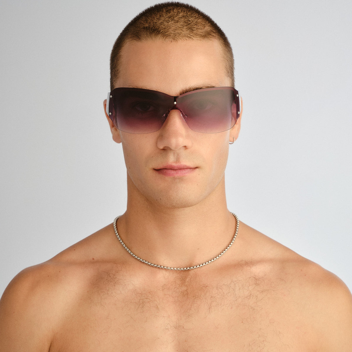 Tabloid Gold Black Uni-Sex Wrap Sunglasses | Aire
