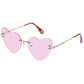 Cosmic Love Gold Pink Female Cat-Eye Sunglasses | Aire