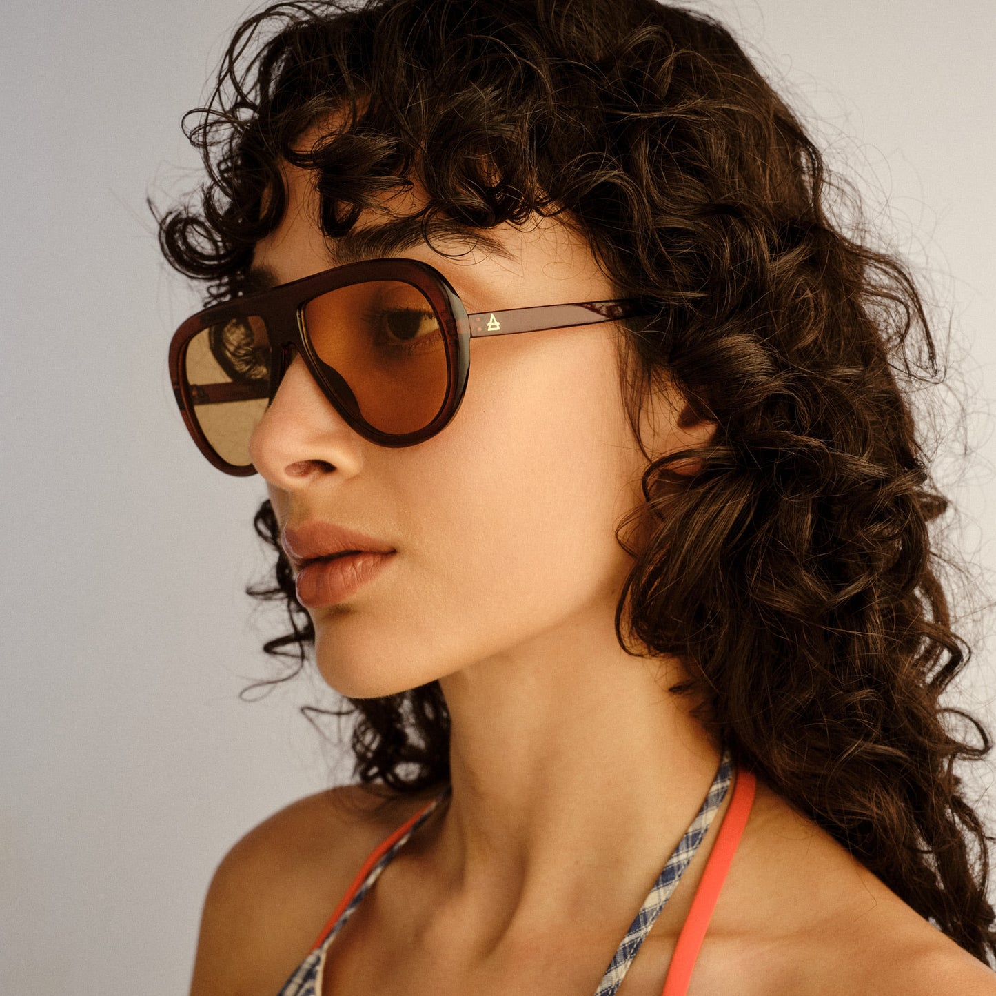Cadent Hazelnut Uni-Sex Aviator Sunglasses | Aire