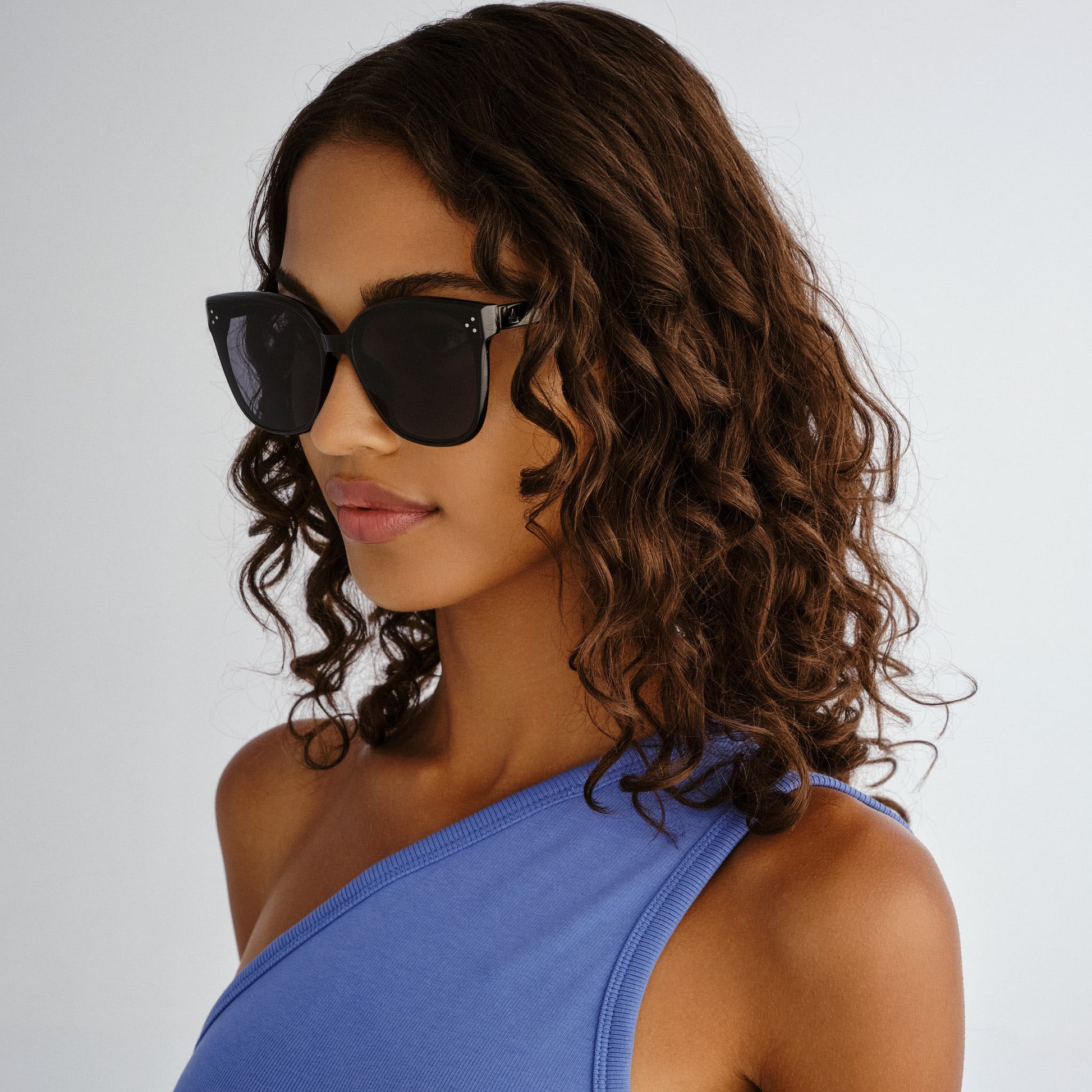 Elementa Black Female Square Sunglasses | Aire